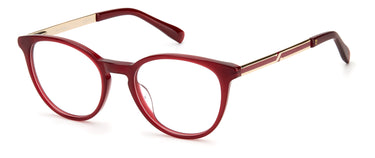 Premium Women Pierre Cardin Eyeglasses: P.C. 8489 - Burgundy - SpecSMART Eye Clinic (Diagonal View)